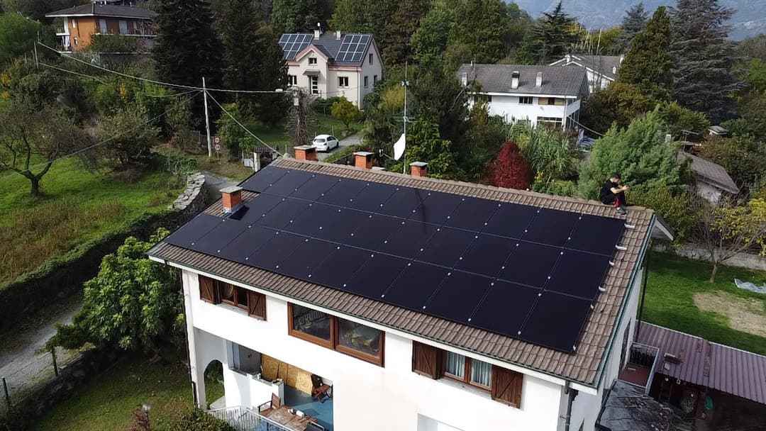 Impianto fotovoltaico a Susa, in provincia di Torino