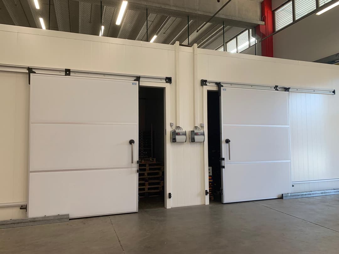 Sistema di raffreddamento industriale per la compartimentazione dei prodotti